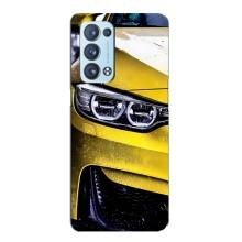 Чохли з Машинами на OPPO Reno6 Pro Plus 5G . українською . (VPrint) (Жовта машина)