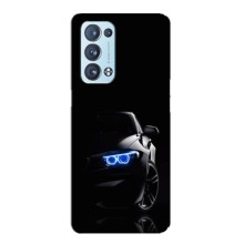 Чохол BMW для OPPO Reno6 Pro Plus 5G . українською . – Фари БМВ