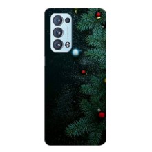 Чехол Новогодняя Елка на Oppo Reno6 Pro Plus 5G (Елка)