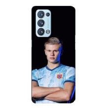 Чехол с картинкой Эрлинг Холанд на Oppo Reno6 Pro Plus 5G (Холанд Норвежец)