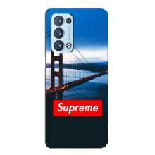 Чехол для Oppo Reno6 Pro Plus 5G с картинкой Supreme (AlphaPrint)