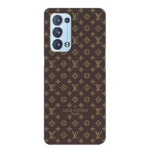 Чехол Стиль Louis Vuitton на Oppo Reno6 Pro Plus 5G – Фон Луи Виттон