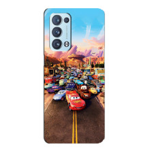 Силиконовый чехол Маквин для Oppo Reno6 Pro Plus 5G – Тачки Маквин