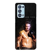 Чехол с картинкой Александр Усик для Oppo Reno6 Pro Plus 5G – Чемпион Усик