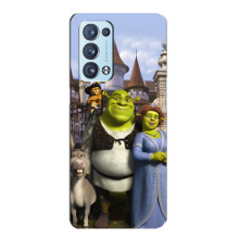Чехол с мультфильмом Шрек на Oppo Reno6 Pro Plus 5G