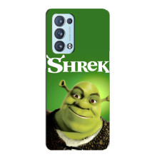 Чехол с мультфильмом Шрек на Oppo Reno6 Pro Plus 5G – Шрек