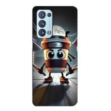 Чехол с мемом Тралалело тралала на Oppo Reno6 Pro Plus 5G – Капучино асасино