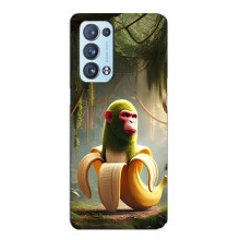 Чехол с мемами тралалело тралала для Oppo Reno6 Pro Plus 5G – Шимпанзини бананини