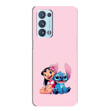 Чехол с принтом Стич на Oppo Reno6 Pro Plus 5G – Лило и Стич