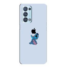Чехол с принтом Стич на Oppo Reno6 Pro Plus 5G – Stitch apple