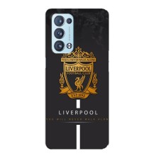 Чехлы для Оппо Рено 6 Про Плюс (VPrint) - ТОП ФК (FC Liverpool)