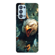 Чехол с картинкой «Хищники» для Oppo Reno6 Pro Plus 5G – Орёл