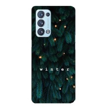 Новогодние, Праздничные Чехлы для Oppo Reno6 Pro Plus 5G - 2024 год (Winter)