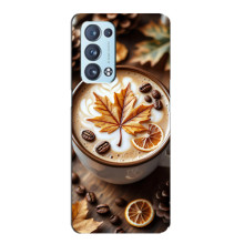 Чехол с уникальным дизайном «Осень с кофе» для Oppo Reno6 Pro Plus 5G – Пряный кофе