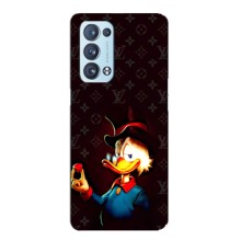 Чехлы для Oppo Reno6 Pro 5G - Скрудж МакДак Louis Vuitton (PREMIUMPrint) (Скрудж с бриллиантом)