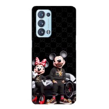 Чехол Disney Mouse Oppo Reno6 Pro 5G (PREMIUMPrint) (Семья Маусов)