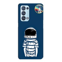 Чохол NASA для Oppo Reno6 Pro 5G (AlphaPrint) (Хлопчик в шоломі)