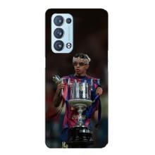 Чохол з футболістом Ламін Ямаль Oppo Reno6 Pro 5G (Ямал з кубком)