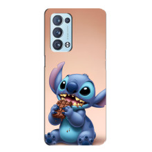 Чохол з малюнком Стіч для Oppo Reno6 Pro 5G – Стіч з шоколадом