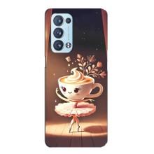 Чохол з мемом Тралалело тралала на Oppo Reno6 Pro 5G (Балерина капучина)