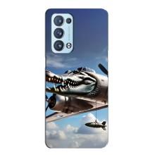 Чохол з мемом Тралалело тралала на Oppo Reno6 Pro 5G (Бомбардіро крокоділо)