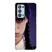 Чехол с дизайном Венздей 2 на Oppo Reno6 Pro 5G – Глаза Уэнсдей