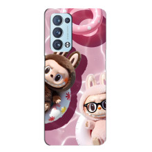 Чохол з Лабубу на Oppo Reno6 Pro 5G (Іграшка Лабубу)