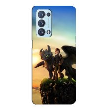 Чохол з принтом дракон Беззубик OPPO Рєно6 Pro 5G (Мультфільм про дракона)