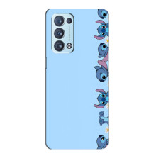 Чохол з принтом Стіч на Oppo Reno6 Pro 5G (Стіч фон)