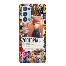 Чехол Зоотрополіс на Oppo Reno6 Pro 5G – Коллаж Зоо