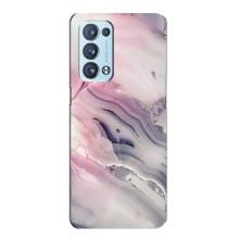 Мраморний чехол на Oppo Reno6 Pro 5G (VPrint) (Пурпурний Мрамор)