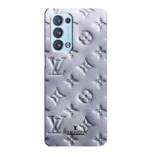 Текстурний Чохол Louis Vuitton для Оппо Рено 6 Про (5G) – Білий ЛВ