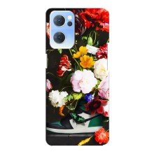 Бренднові Чохли для Oppo Reno7 5G - (PREMIUMPrint) – Nike цветы