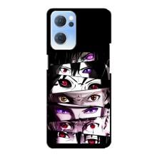 Чехлы Персонажи Аниме Наруто для Oppo Reno7 5G (AlphaPrint) – Глаза Anime