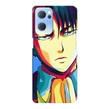 Чехлы Персонажи Аниме Наруто для Oppo Reno7 5G (AlphaPrint) – Леви Аккерман
