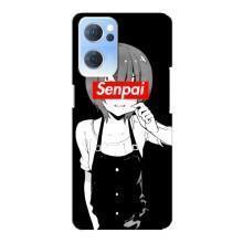 Чехлы Персонажи Аниме Наруто для Oppo Reno7 5G (AlphaPrint) – Senpai