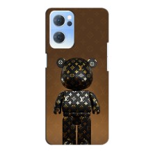 Чохли для Oppo Reno7 5G - Bearbrick Louis Vuitton (PREMIUMPrint)