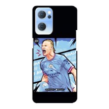 Чехлы с футболистом Ерлинг Холанд для Oppo Reno7 5G (AlphaPrint) (гол Эрлинг Холланд)