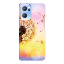 Чохол з картинкою (Стильні) OPPO Reno7 5G - (AlphaPrint) – Кульбабка