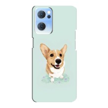 Чохли з собаками для Oppo Reno7 5G (VPrint) (Коргі)