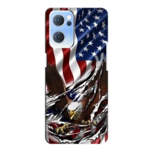 Чохол Прапор USA для Oppo Reno7 5G (Прапор USA)