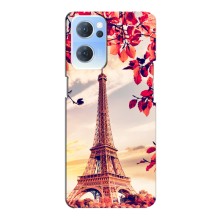 Чохол Ейфелева Вежа Oppo Reno7 5G - (AlphaPrint) – Ейфелева Вежа