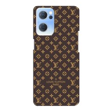 Чехол Стиль Louis Vuitton на Oppo Reno7 5G – Фон Луи Виттон