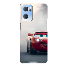 Силиконовый чехол Маквин для Oppo Reno7 5G – Маквин на трасе