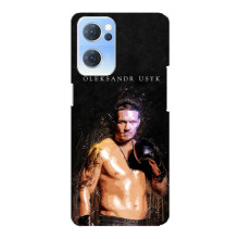 Чехол с картинкой Александр Усик для Oppo Reno7 5G – Чемпион Усик