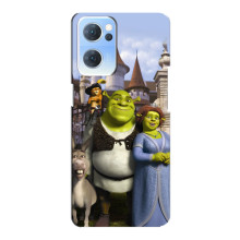 Чехол с мультфильмом Шрек на Oppo Reno7 5G