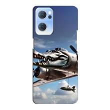 Чехол с мемом Тралалело тралала на Oppo Reno7 5G – Бомбардиро крокодило