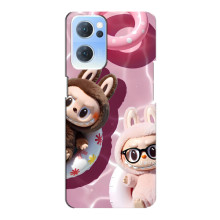 Чехол с Лабубу на Oppo Reno7 5G – Игрушка Лабубу