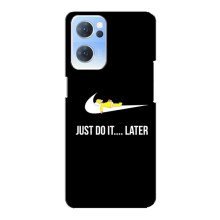 Чехол с логотипом Найк на Oppo Reno7 5G – Nike just do it