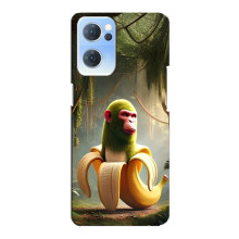 Чехол с мемами тралалело тралала для Oppo Reno7 5G – Шимпанзини бананини